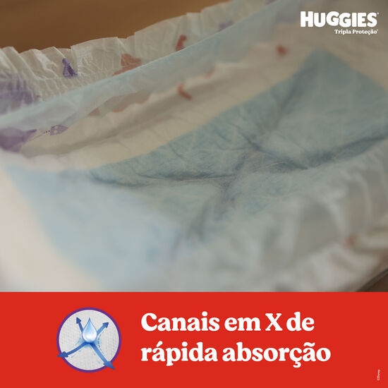 Fralda Huggies Tripla Proteção XG - 66 fraldas